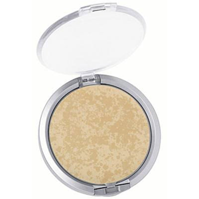 Mineral Wear Talc-Free Mineral Pressed Face Powder Open Product View in shade Buff Beige on white background