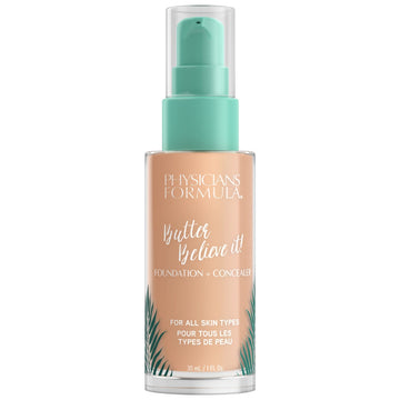 Butter Believe It! Foundation + Concealer Front View in shade Light-to-Medium on white background