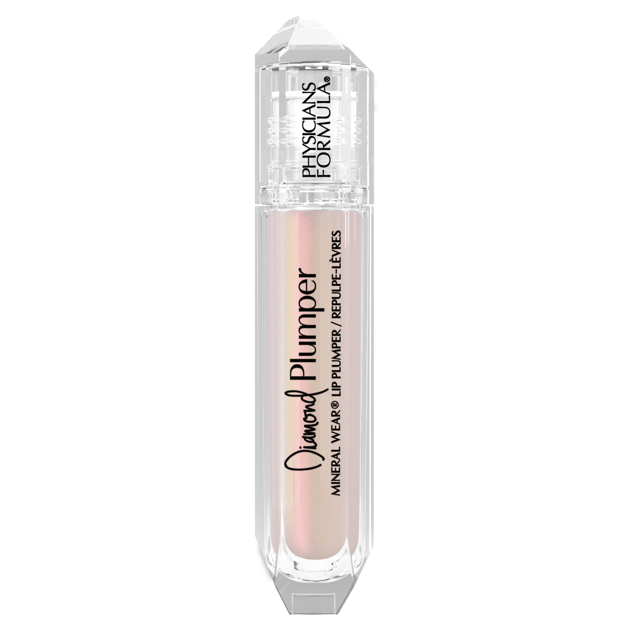 Mineral Wear® Diamond Lip Plumper | Light Pink Princess Cut
