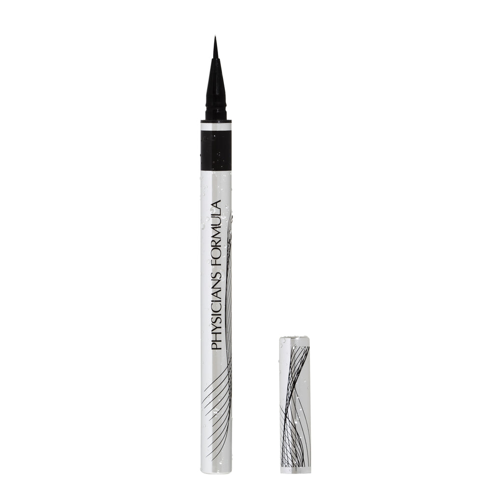 Eye Booster Waterproof Ultra-Fine Liquid Eyeliner Open View on white background