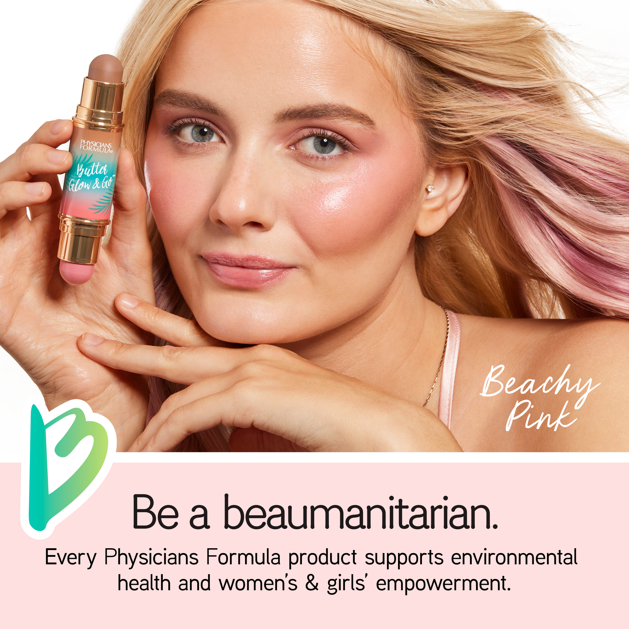 Butter Glow & Go™ Multiuse Stick | Beachy Pink – Physician's Formula