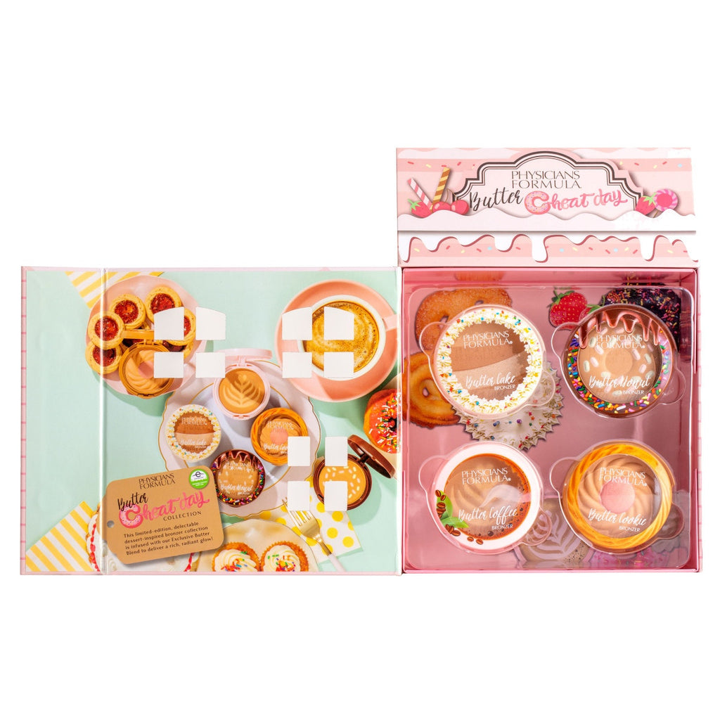 Butter Cheat Day Full Collection, PR Box Open on white background