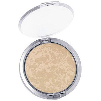 Mineral Wear Talc-Free Mineral Pressed Face Powder Open Product View in shade Translucent on white background