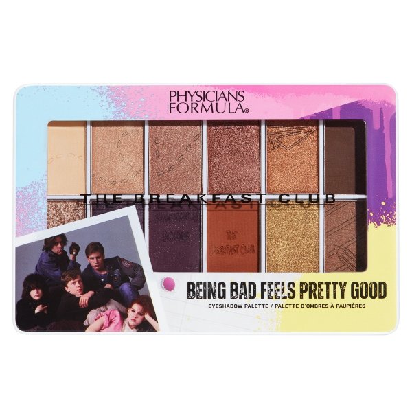 Front view of a closed Physicians Formula The Breakfast Club Being Bad feels Pretty Good Eyeshadow Palette.