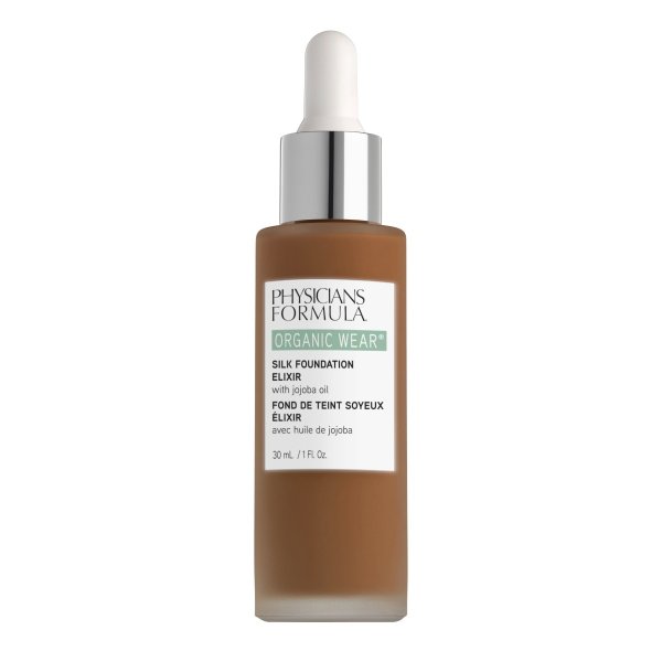 Organic Wear Silk Foundation Elixir Front View in shade Deep Warm on white background