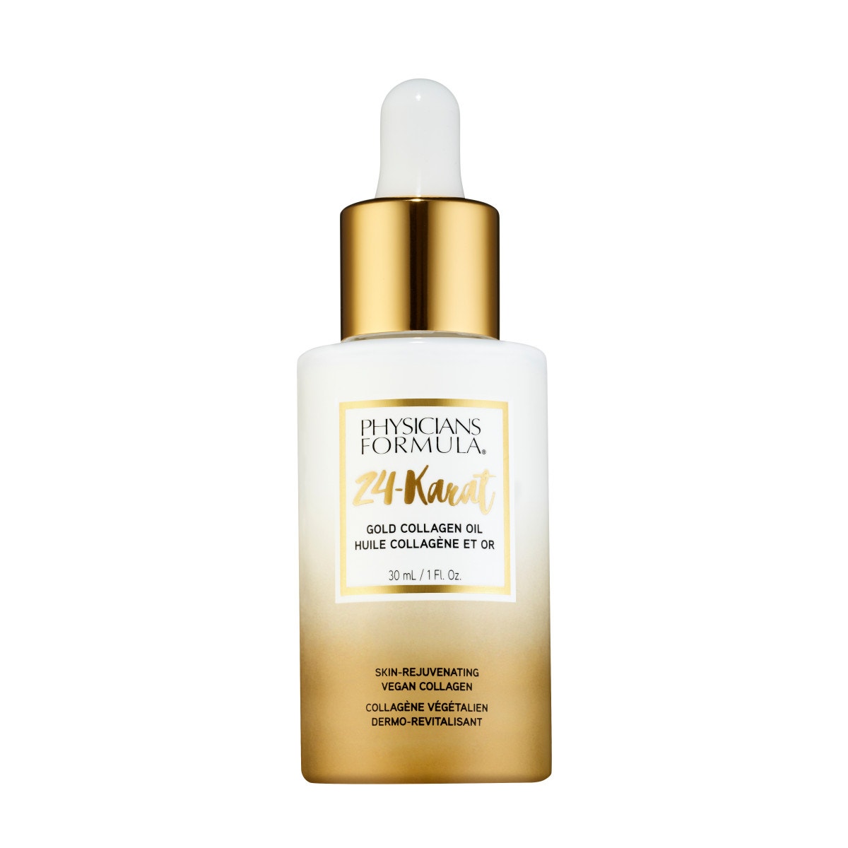 Dầu mặt vàng 24-Karat Gold Collagen của Physicians Formula - sản phẩm làm đẹp tối ưu nhất cho da khô và tổn thương. Với công thức giàu chất chống oxy hóa và tăng cường sản xuất collagen, dầu mặt này giúp tái tạo da, chống lão hóa và làm săn chắc da khuôn mặt của bạn. Nhấp vào hình ảnh để khám phá thêm về sản phẩm này và có được làn da đẹp lộng lẫy!