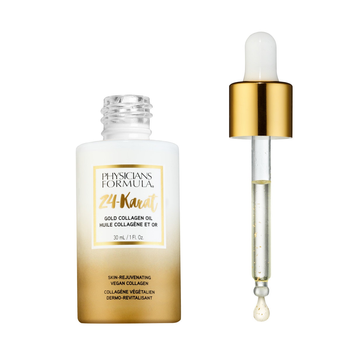 Tinh dầu vàng 24K collagen Physicians Formula là sản phẩm dưỡng da hoàn hảo giúp cho làn da của bạn trở nên mềm mại và mịn màng hơn. Với thành phần chính là tinh dầu vàng 24K và collagen, sản phẩm này sẽ giúp cho làn da bạn trở nên trẻ trung hơn. Hãy cùng xem những bức ảnh rực rỡ của sản phẩm và cảm nhận sự hào nhoáng của tinh dầu vàng 24K.