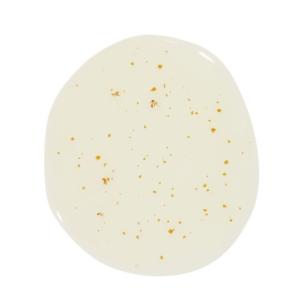 24-Karat Gold Collagen Oil Swatch on white background