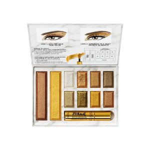 24-Karat Gold Collagen Face Palette Open Product View on white background