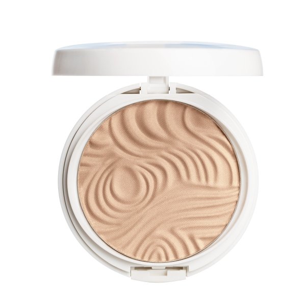 Natural Defense Setting the Tone Finishing Powder SPF 20 Open Product View in shade Fair on white background