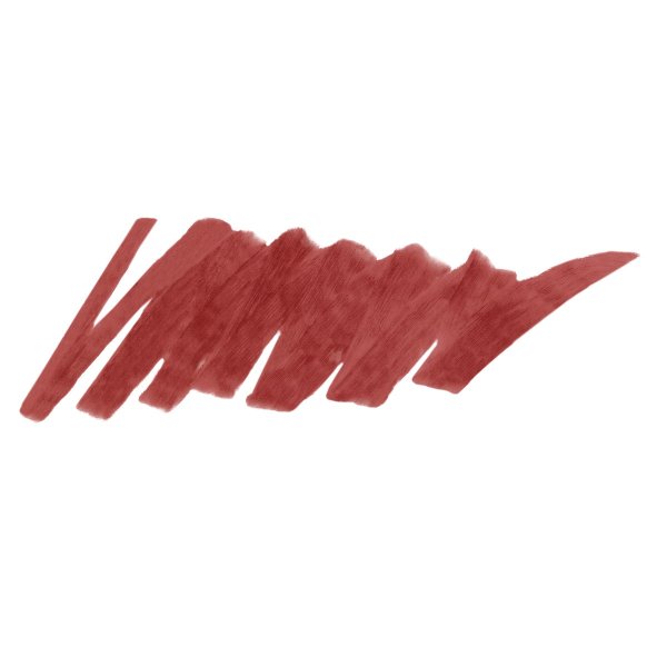 Rosé Kiss All Day Velvet Lip Color Swatch in shade Pillow Talk on white background