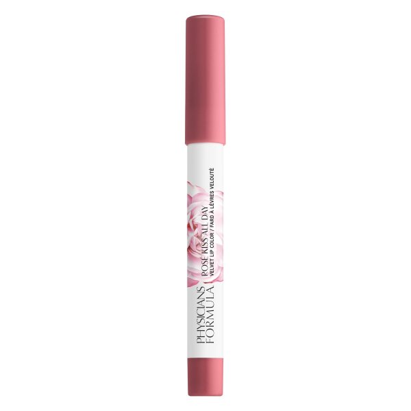 Rose Kiss All Day Velvet Lip Color Front View in shade First Kiss on white background