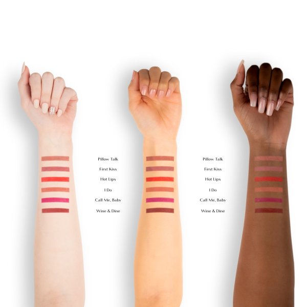 Rose Kiss All Day Velvet Lip Color Arm Swatches