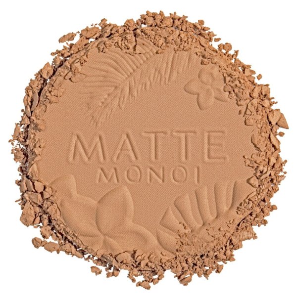Matte Monoi Butter Bronzer Swatch in shade Matte Bronzer on white background