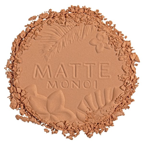 Matte Monoi Butter Bronzer Swatch in shade Matte Sunkissed on white background