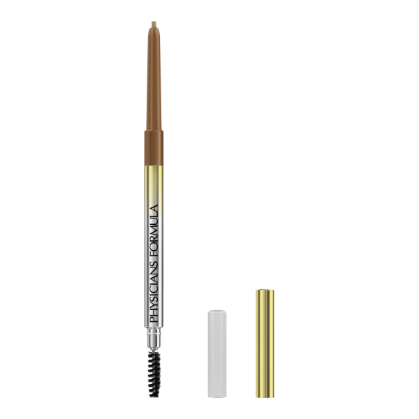 Eyebooster Slim Brow Pencil Open Product View in shade Taupe on white background