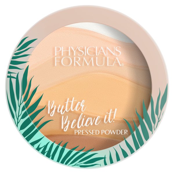 Butter Believe it! Pressed Powder Front View in shade Translucent on white background
