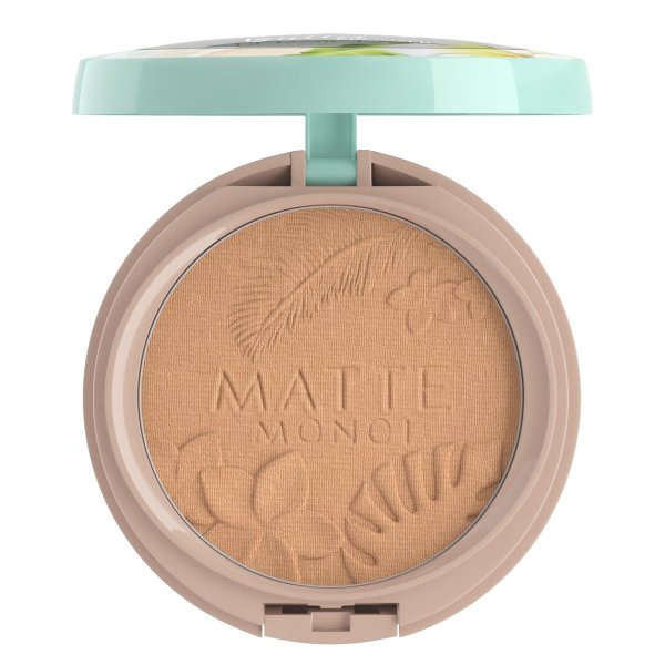 Matte Monoi Butter Bronzer Open Product View in shade Matte Light Bronzer on white background