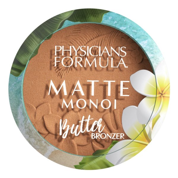 Matte Monoi Butter Bronzer Front View in shade Matte Deep Bronzer on white background
