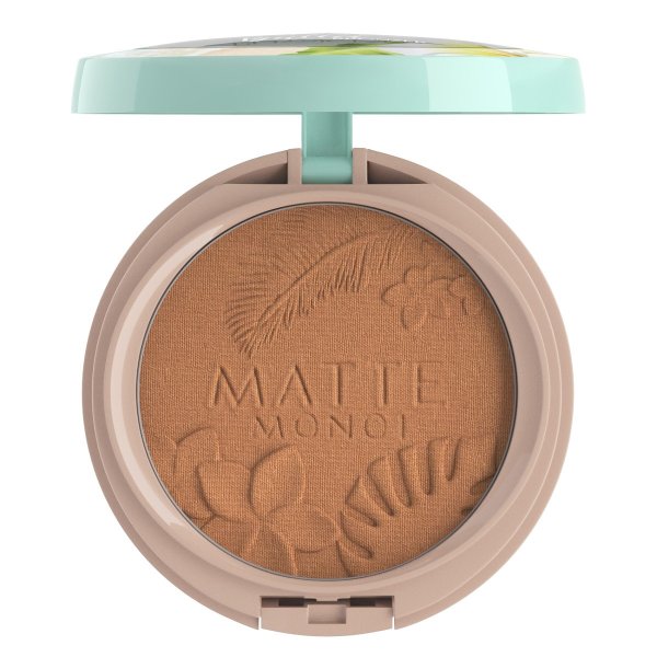 Matte Monoi Butter Bronzer Open Product View in shade Matte Deep Bronzer on white background