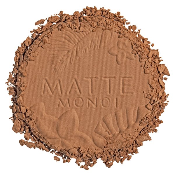 Matte Monoi Butter Bronzer Swatch in shade Matte Deep Bronzer on white background