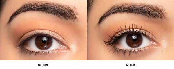 Mineral Wear Diamond Mascara Model Before & After