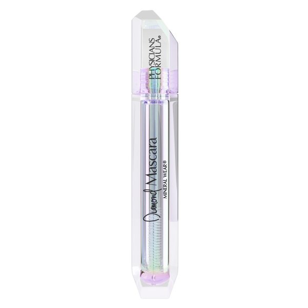 Mineral Wear Diamond Mascara Front View in shade Clear on white background