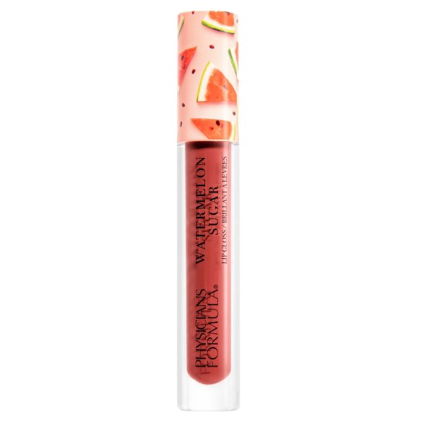 Murumuru Watermelon Sugar Lip Gloss Front View in shade Yummy on white background