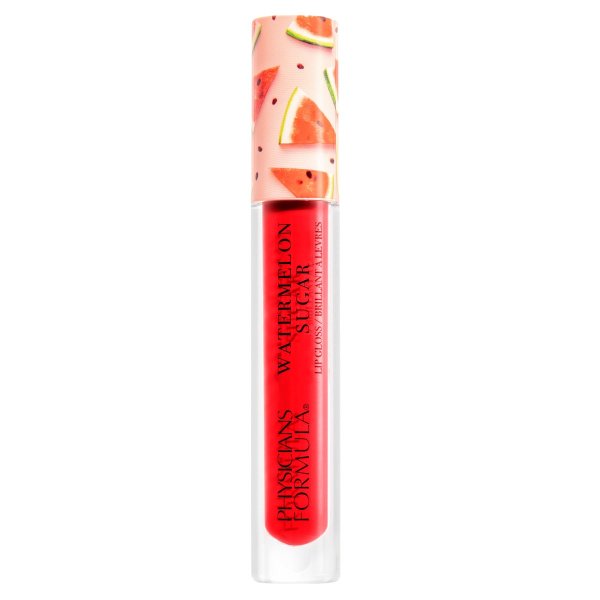 Murumuru Watermelon Sugar Lip Gloss Front View in shade Juicy on white background