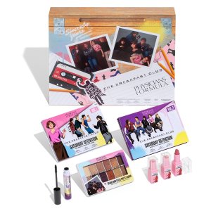 Front view of an open Physicians Formula The Breakfast Club Collection Box.