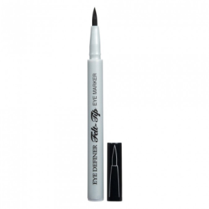 Eye Definer Felt Tip Eye Marker, front open product view in shade Ultra Black on white background