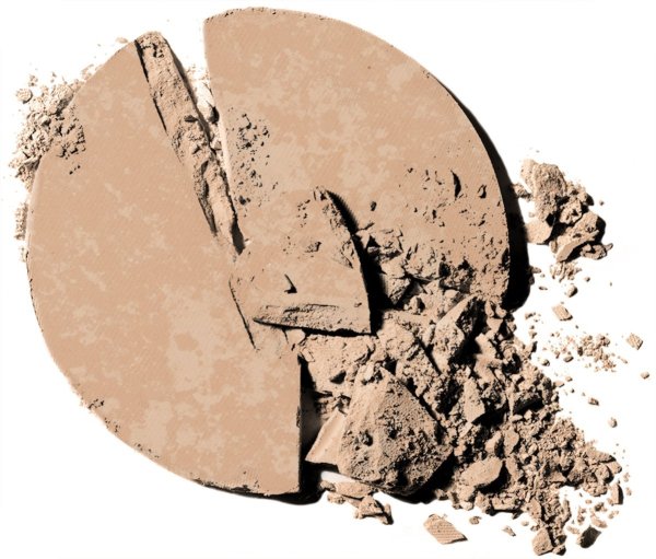 Mineral Wear® Talc Free Mineral Pressed Face Powder SPF 16 Swatch in shade Creamy Natural on white background