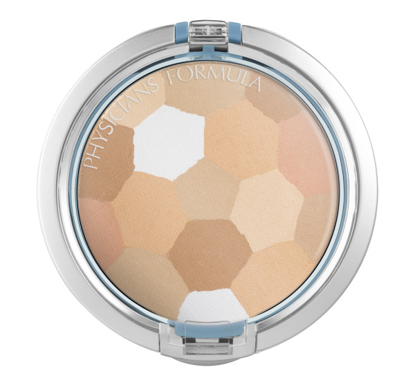Powder Palette® Multi-Colored Face Powder Front View in shade Buff on white background