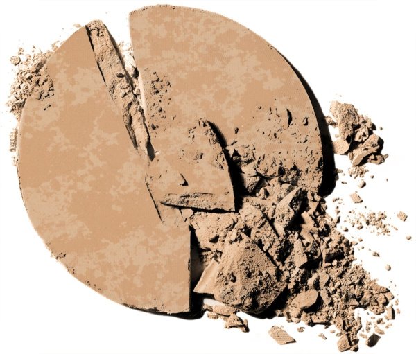 Mineral Wear Talc-Free Mineral Pressed Face Powder Swatch in shade Buff Beige on white background