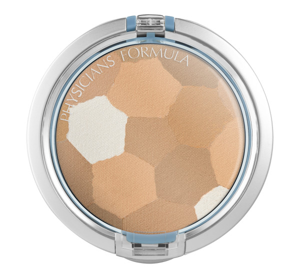 Powder Palette® Multi-Colored Face Powder Front Product View in shade Beige on white background