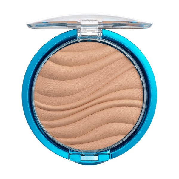Mineral Wear Talc-Free Mineral Makeup Airbrushing Pressed Powder SPF 30 Open Product View in shade Creamy Natural on white background