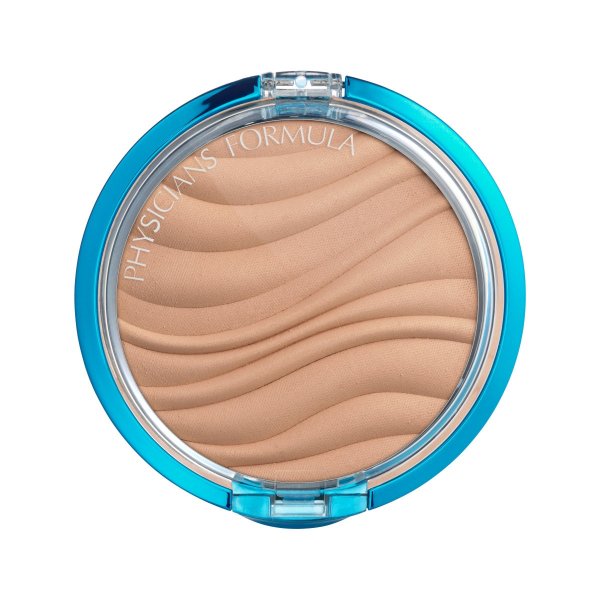 Mineral Wear Talc-Free Mineral Makeup Airbrushing Pressed Powder SPF 30 Front View in shade Creamy Natural on white background