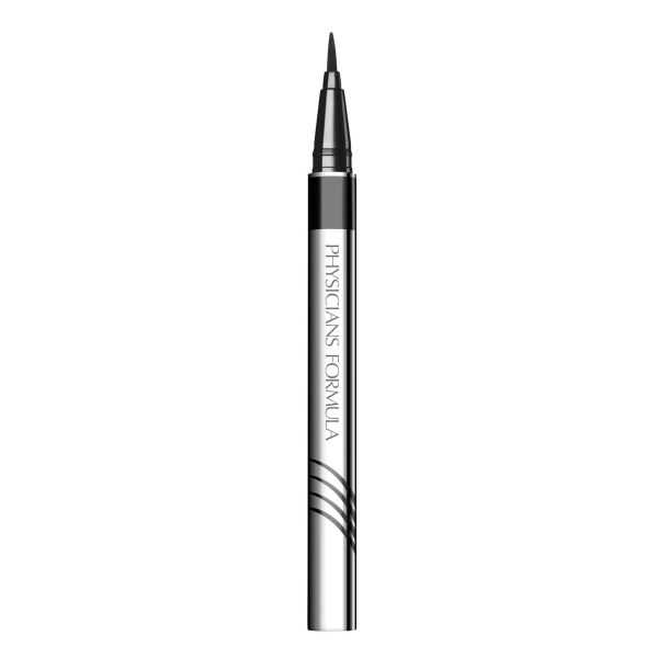 Ultra-Fine Liquid Eyeliner Open Product View in shade Black on white background