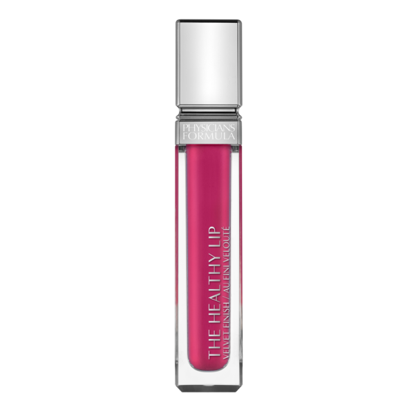 The Healthy Lip Velvet Liquid Lipstick - Magentle Formula - Product front facing with cap applicator off on a white background