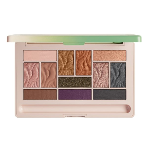 Murumuru Butter Eyeshadow Palette Open Product View in shade Sultry Nights on white background
