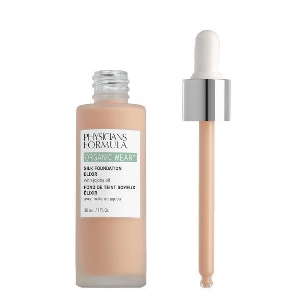 Organic Wear Silk Foundation Elixir- Fair - Product front facing on a white background