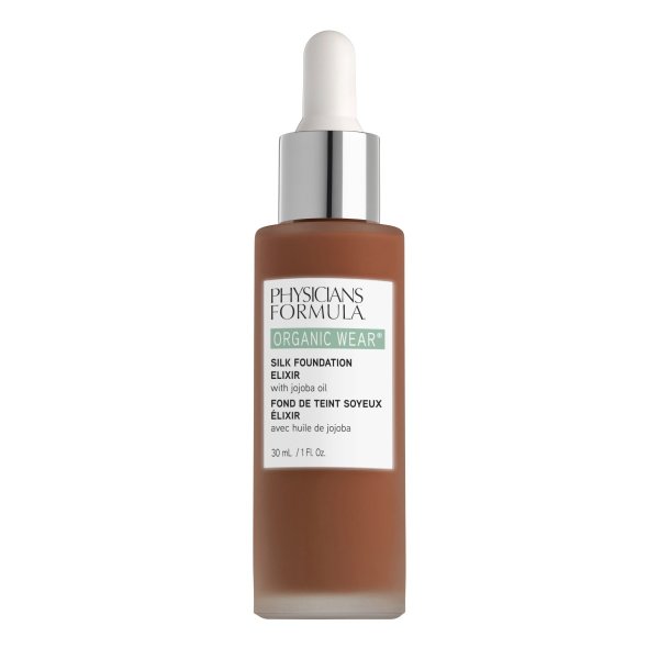 Organic Wear Silk Foundation Elixir Front View in shade Deep-to-Rich on white background