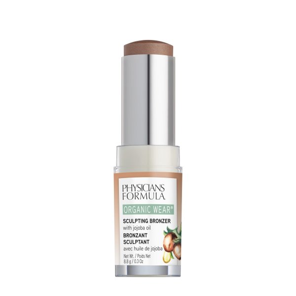 Organic Wear Sculpting Bronzer Open Product View in shade Mocha on white background